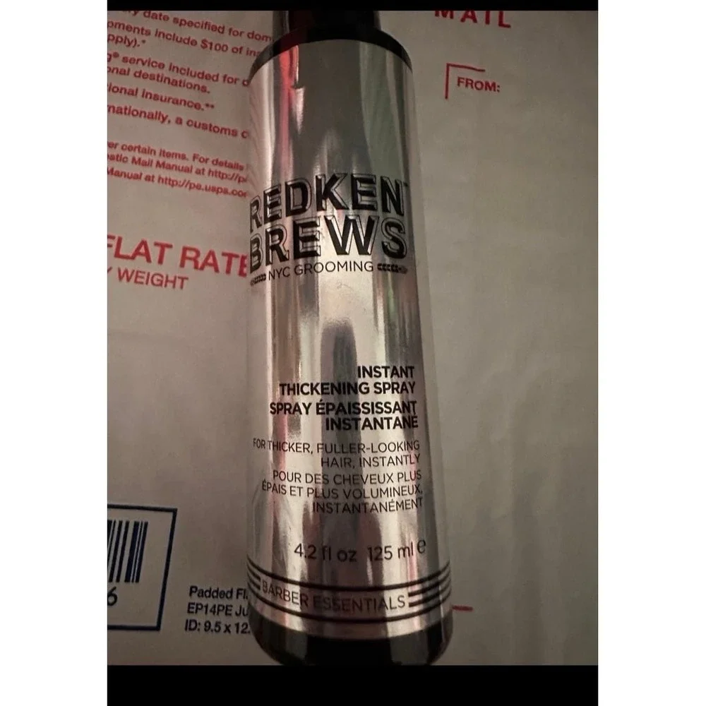 Redken Brews Instant Thickening Spray Mens Hair Volumizer 4.2 fl‎ oz 125 ml NEW